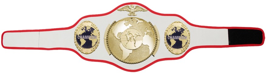THAI BOXING WORLD CHAMPIONSHIP BELT-PRO018/TBOG/WLDCHMP/G-6 COLOURS